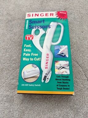 SINGER Smart Scissors Cordless Electric Scissors - White